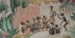 Glenn Shaw Cleveland School Art Painting