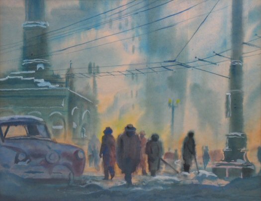 Martin Linsey Cleveland School Art Painting