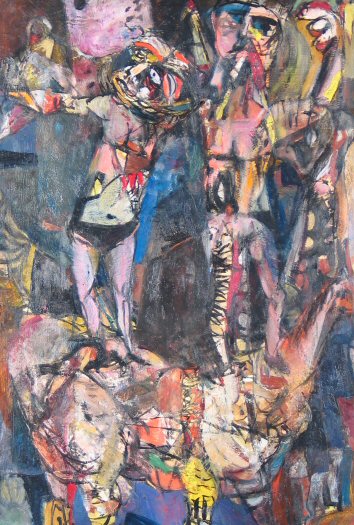 Illegibly Signed Expressionism Art 2