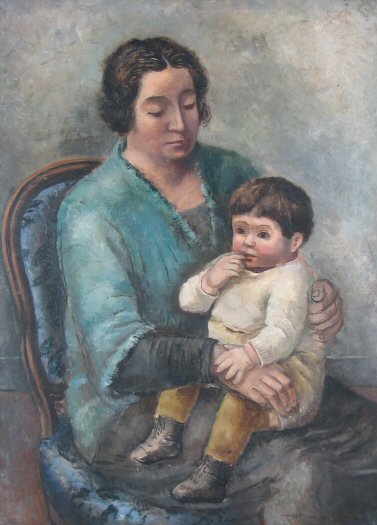 Arnold Blanch Mother and Child