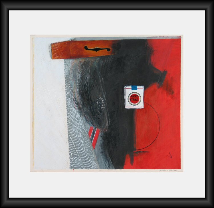 Gregory Lowell Smith Contemporary Art Trompe L'oeil Painting Lucky Strike