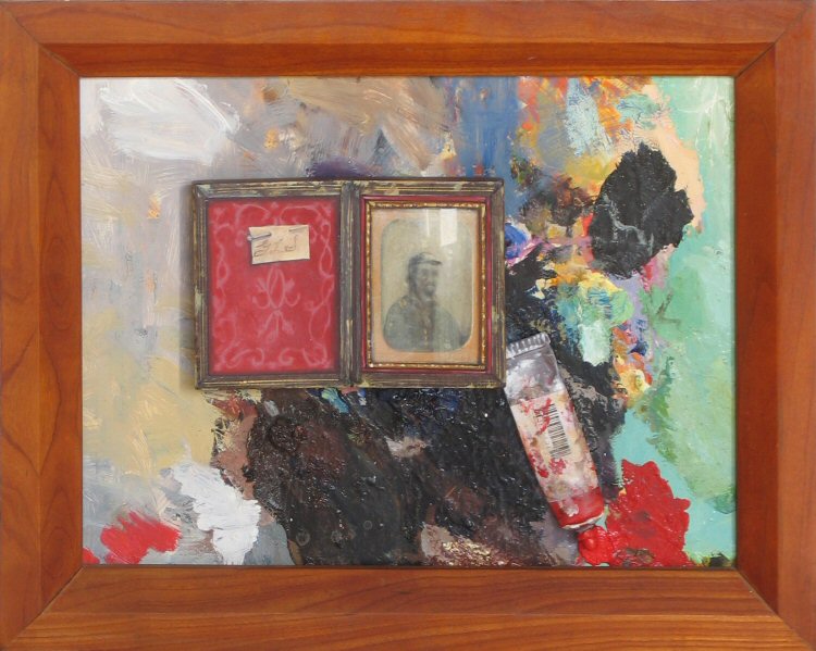Gregory Lowell Smith Contemporary Art Trompe L'oeil Sculpture Self-Portrait