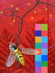 Scott McIntire Wasp Mimic on Bittersweet
